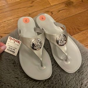 NWT michael kors flip flops